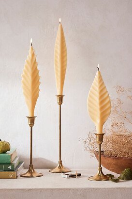 Leaf Taper Candle