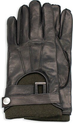 Belted Leather Gloves