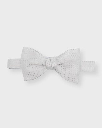 Men's Pre-Tied Silk Bow Tie-AB