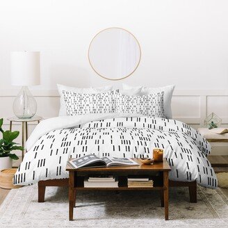 Holli Zollinger Bogo Mudcloth White Duvet Cover Set-AA