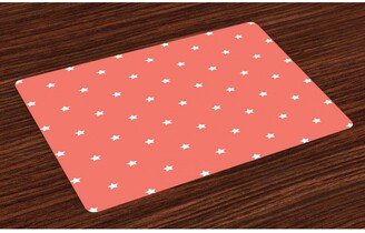 Coral Place Mats, Set of 4