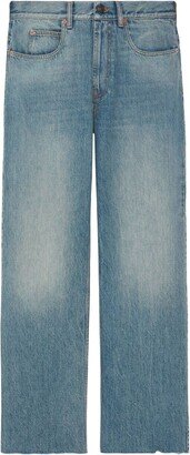 Baggy Stonewashed Denim Jeans