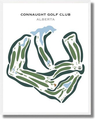 Connaught Golf Club, Alberta, Course Print, Art For Wall, Thoughtful Christmas Gift, Lover Unique Map