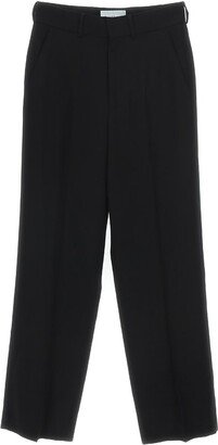 Mid-Rise Wide-Leg Trousers