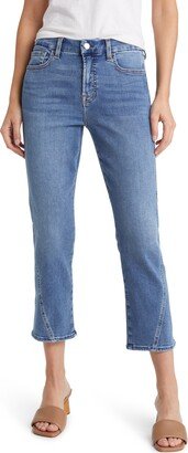 Twist Seam Ankle Straight Leg Jeans