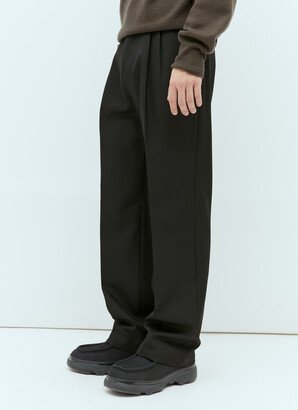 Wool Tailored Pants - Man Pants Black It - 46