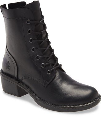 Milu Lace-Up Leather Boot