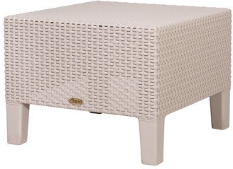 Lagoon Magnolia Rattan Side Table