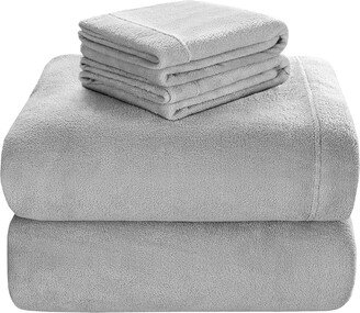 True North by Sleep Philosophy Soloft Plush Micro-Fleece 4-Pc. Sheet Set, Full