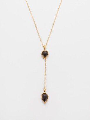 The Midnight Rocks 24kt Gold-plated Necklace