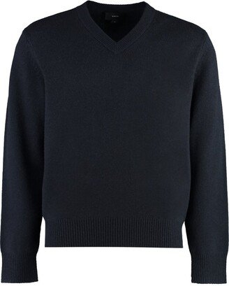 V-Neck Knitted Jumper-DQ