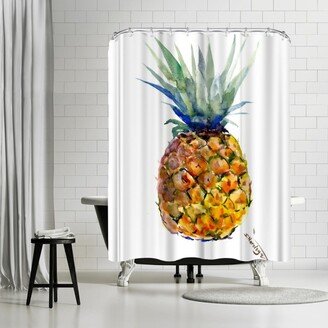 71 x 74 Shower Curtain, Pineapple Suren 2 by Suren Nersisyan