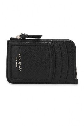 Leather Card Case - Black-AE