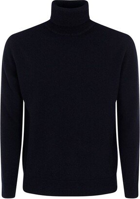 Long Sleeved Turtleneck Knitted Jumper-AE