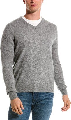 Cashmere V-Neck Sweater-AS