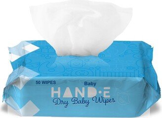 Hand-E Soft Dry Wipes for Baby, Disposable Cloth Wipes, No Added Chemicals or Soaps