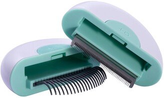 'LYNX' 2-in-1 Travel Connecting Grooming Pet Comb and Deshedder