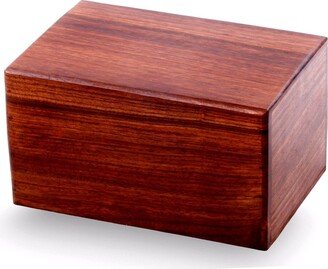 Classic Solid Rosewood Cremation Urn For Ashes