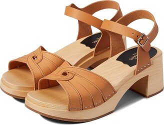 Cross Strap High (Nature) Women's Clog Shoes