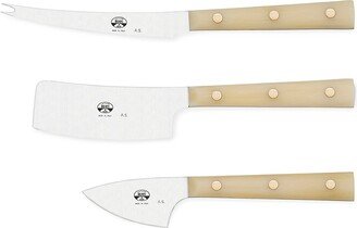 Coltellerie Berti For Match Three-Piece Cheese Knife Set