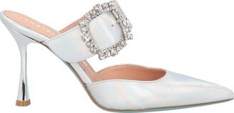 FRATELLI RUSSO Mules & Clogs Silver