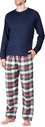 SLEEPHERO 2-Piece Flannel Pajama Set