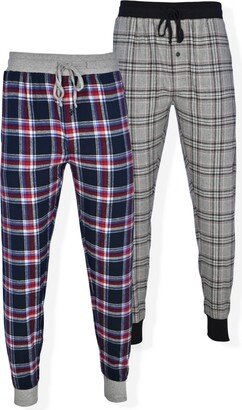 Men's Flannel Sleep Jogger Pants - 2 pack