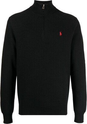 Polo Pony half-zip jumper