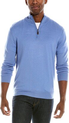 Quincy Wool 1/4-Zip Mock Sweater-AS