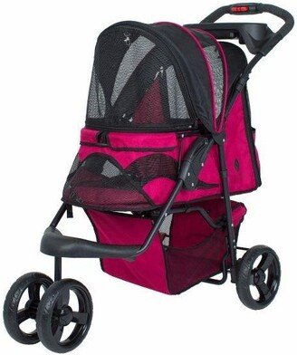 Durable Comfortable & Sturdy Pet Animal Stroller With Quality Mesh Windows - Up To 55 LB