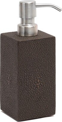 Posh Trading Company Chelsea Soap Dispenser - Shagreen Chocolate