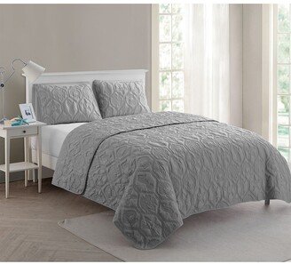 Shore Embossed Quilt Set - Queen