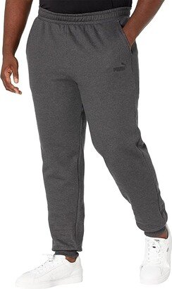 Big Tall Essentials Logo Sweatpants (Dark Gray Heather) Men's Clothing