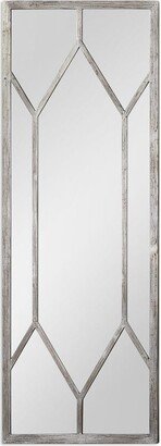 Sarconi Distressed Silver Leaf Mirror
