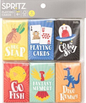 6ct Kids' Playing Cards Party Favor Set - Spritz™