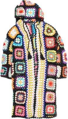 Hooded Crochet Kimono