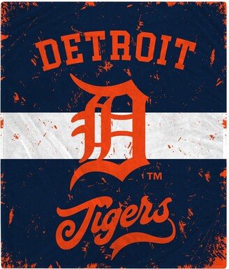 Men's and Women's Detroit Tigers 60'' x 70'' Retro Stripe Flannel Fleece Blanket