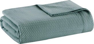 Gracie Mills Egyptian Cotton Blanket, Teal - King