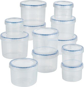 Lock n Lock Easy Essentials 24-Pc. Twist Food Storage Containers