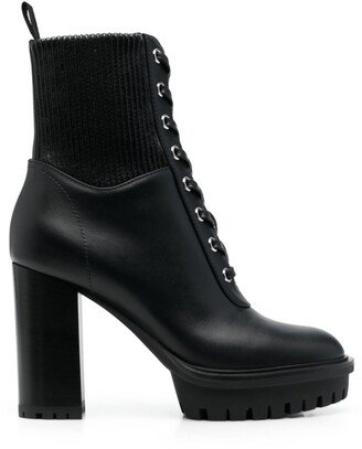 Ricceo 105mm lace-up boots