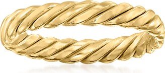 RS Pure Ross-Simons 14kt Yellow Gold Twisted Ring