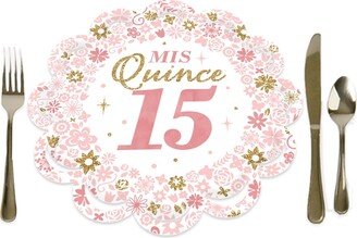 Big Dot Of Happiness Mis Quince Anos Quinceanera Sweet 15 Party Table Chargers Place Setting 12 Ct