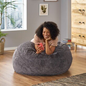 Greyrock Modern Glam Faux Fur Winter Bean Bag