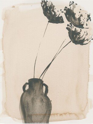 Jennifer Paxton Parker Grey Garden Vase I Canvas Art - 36.5 x 48