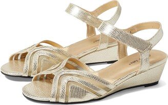 Admire (Gold Lizard Print) Women's Shoes