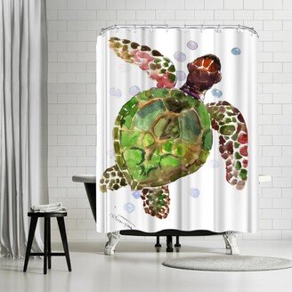 71 x 74 Shower Curtain, Turtle 1 by Suren Nersisyan