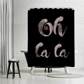 71 x 74 Shower Curtain, Oh La La by Pop Monica