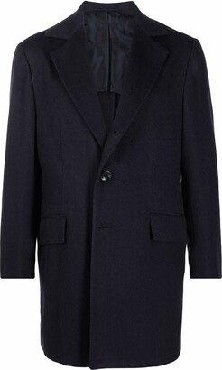 Notched Lapels Thigh-Length Blazer