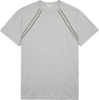 Logo-tape Cotton T-shirt-AA