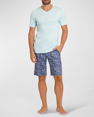 Men's Interlock Cotton Short Pajama Set